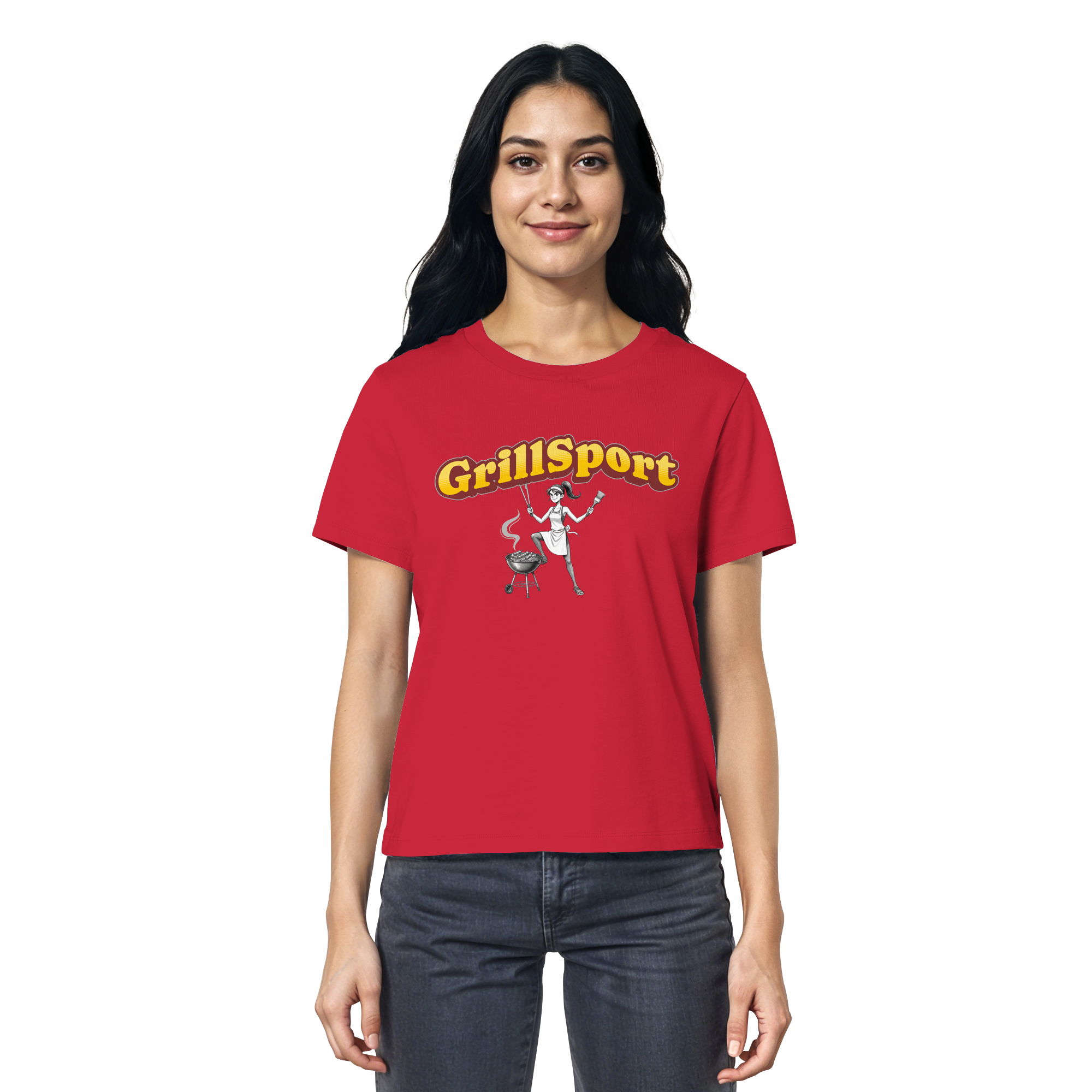 T-Shirt - Grillsport - female - Ladies Organic Shirt