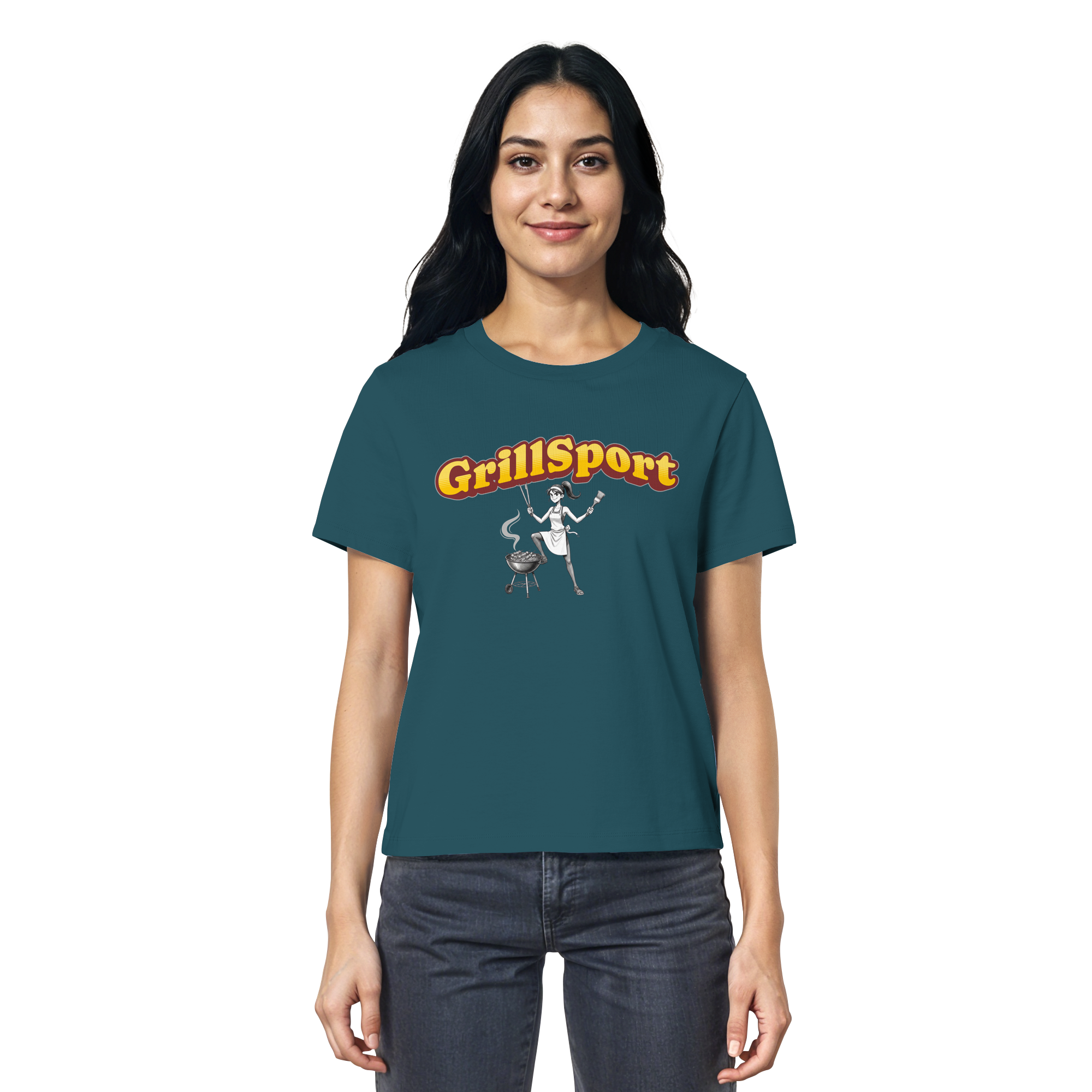 T-Shirt - Grillsport - female - Ladies Organic Shirt