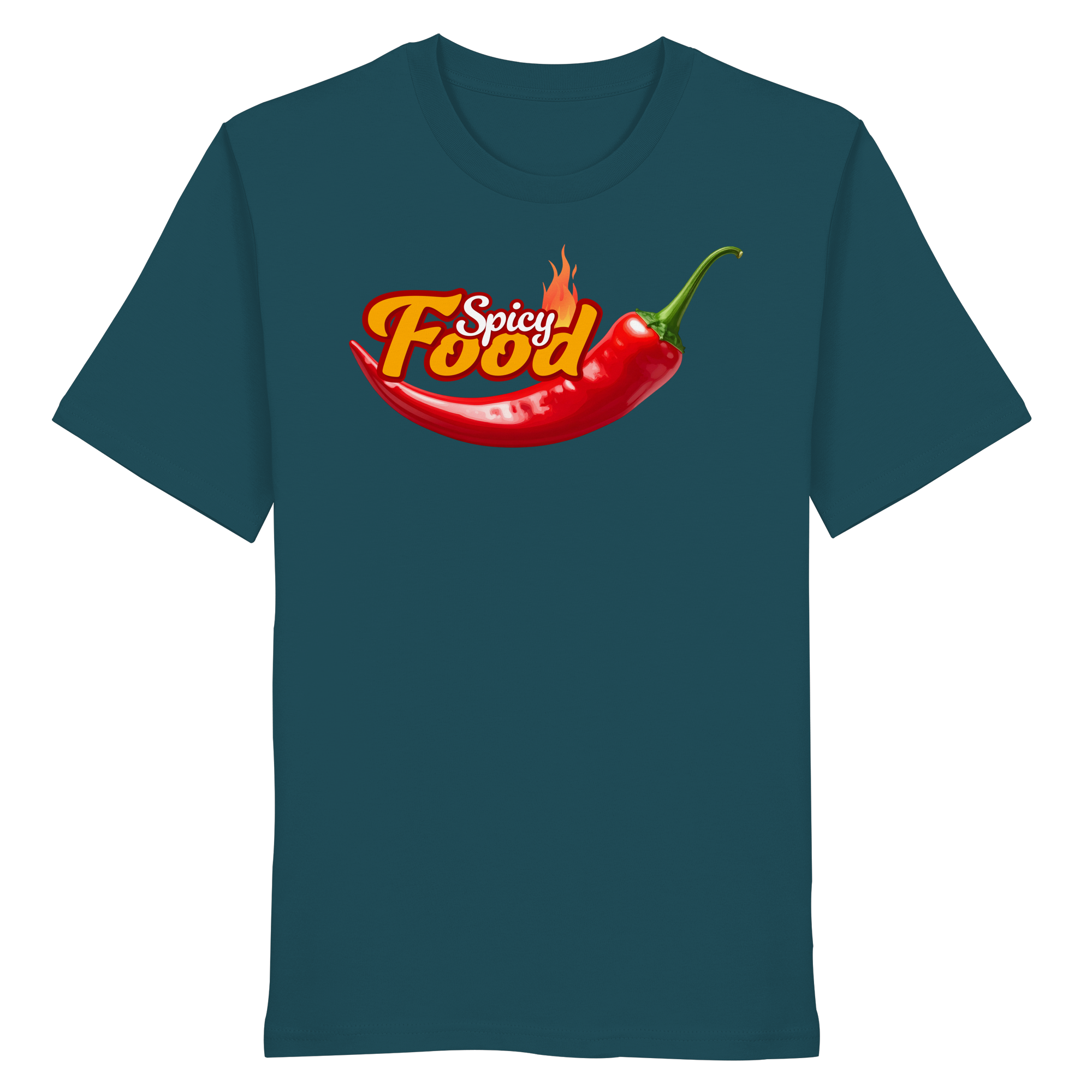 T-Shirt - Spicy Food - Organic Shirt